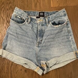 Urban Outfitters BDG Mom High rise Blue Denim Shorts